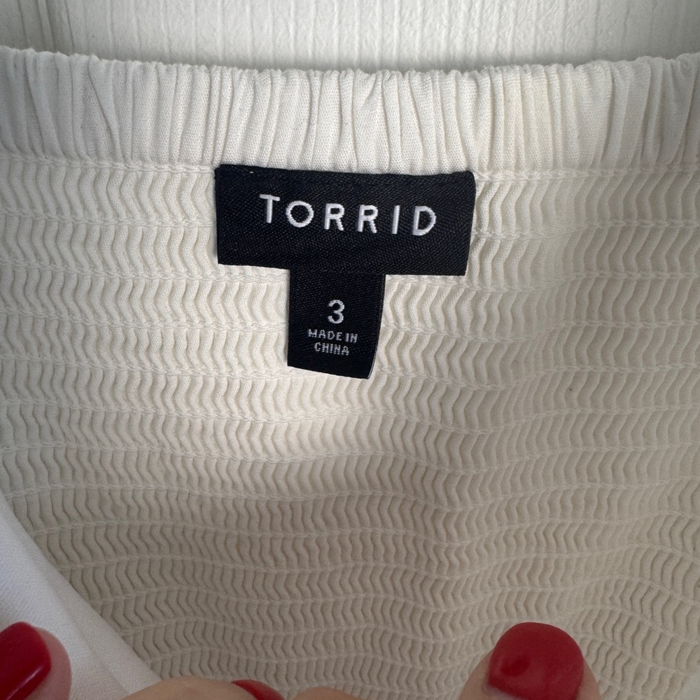 Torrid White Midi Dress - Picture 2 of 2